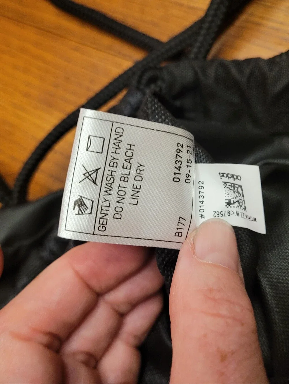 Adidas Alliance Sackpack - Black Drawstring Backpack Gym Bag